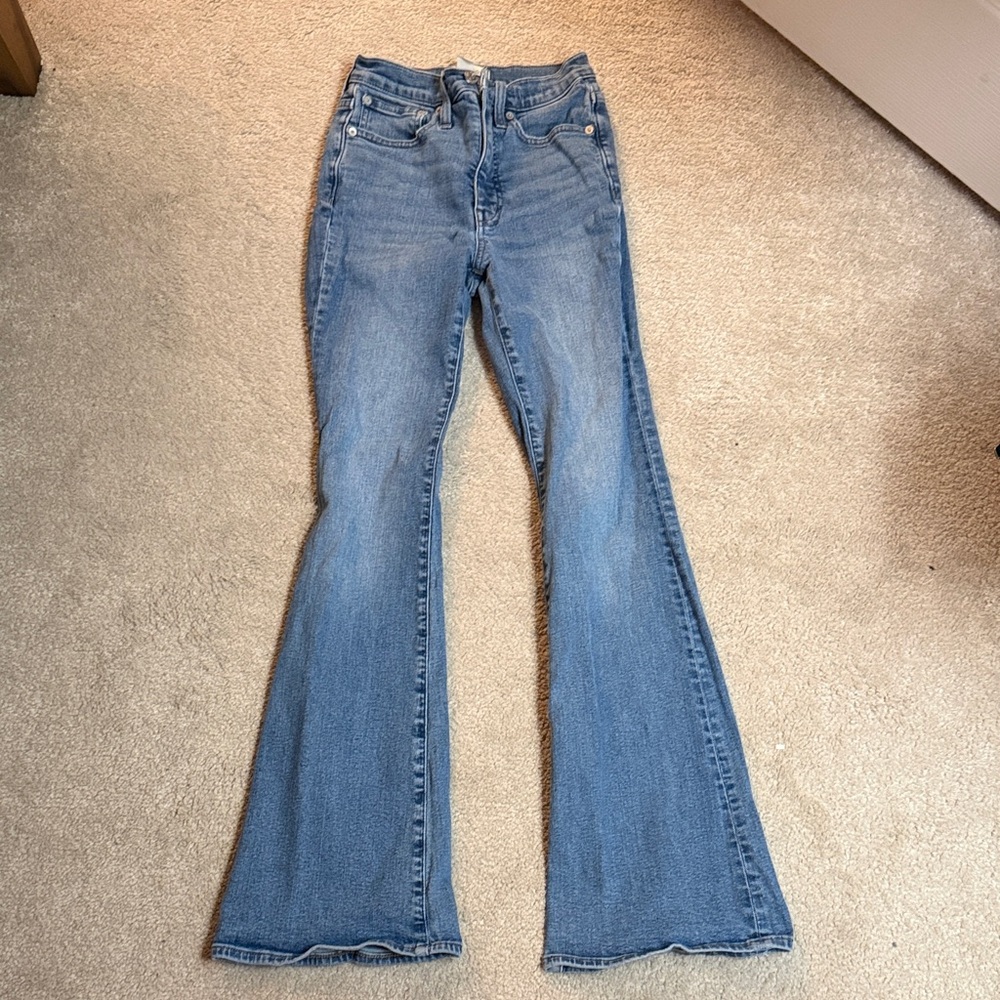 Madewell Women's Blue Flared Jeans